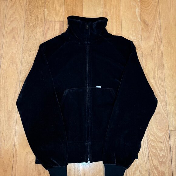 Vintage 80s Carhartt Velour Jacket BLK M - Picture 4 of 8